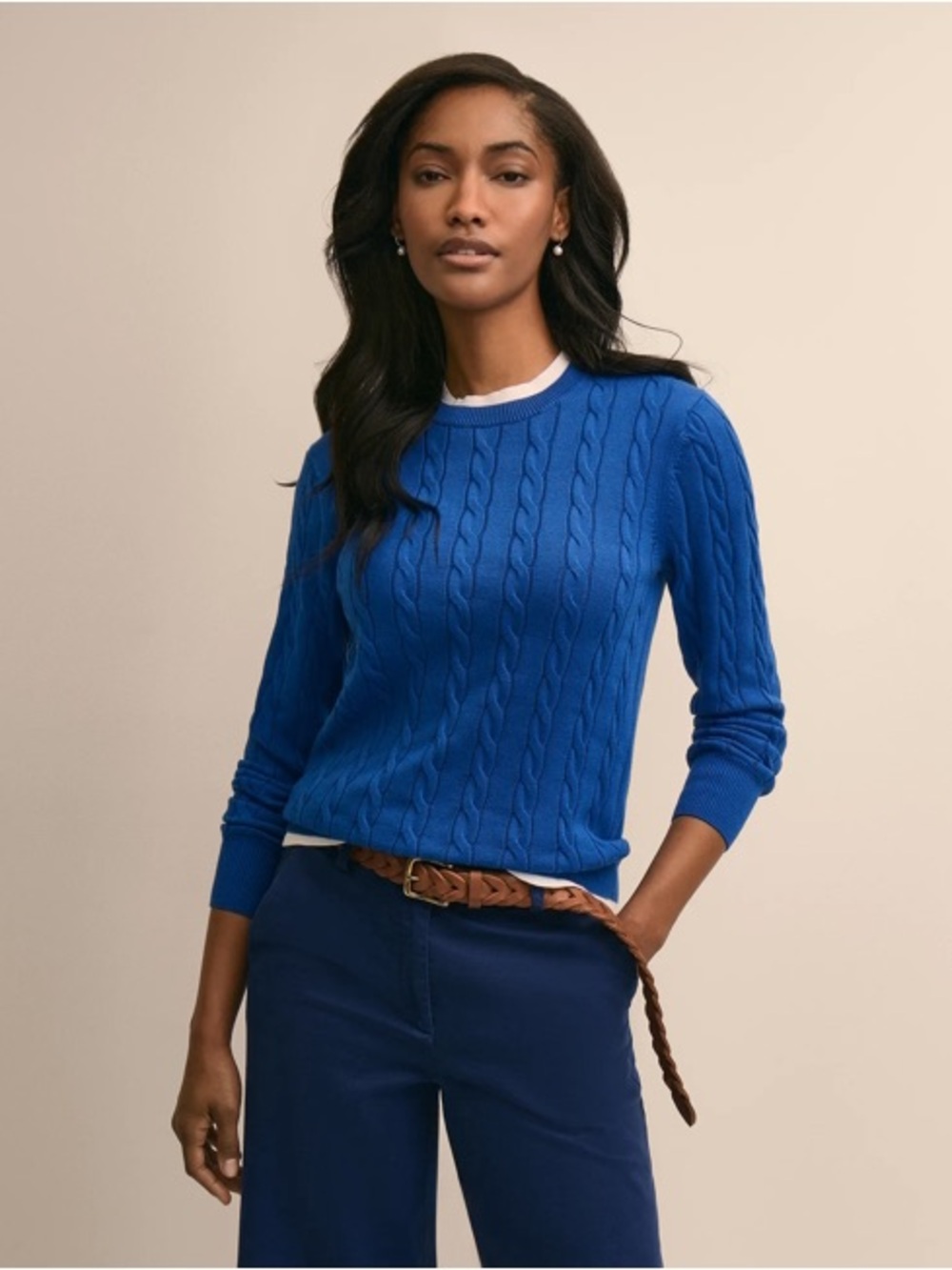 Cable Crewneck, Brooks Brothers Cashmere sweater